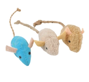 Kočičí hračka myš plyšová 5,5 cm