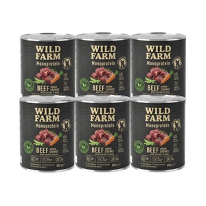 WILD FARM Monoprotein Beef 6x800g hypoalergenní krmivo pro psy