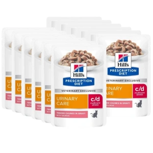 HILL'S PD Prescription Diet Feline c/d Urinary Care losos 12x85g