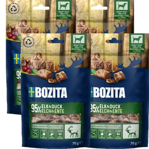 BOZITA Meaty Bites losí, kachní pamlsek pro psy 4x70g