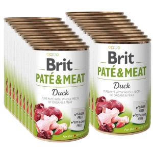 BRIT PATE &amp; MEAT DUCK 24x400g