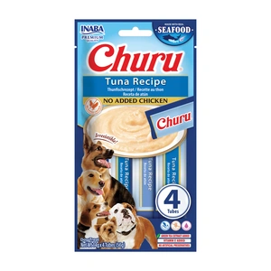 INABA Dog Churu (na rybí bázi) Tuňák recept 4x14g (56g)