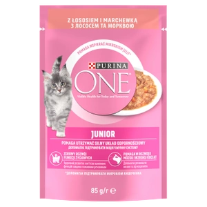Purina One Junior s lososem a mrkví 85 g