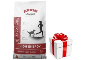 ARION Original High Energy Active All Breeds 12kg + překvapení pro vašeho psa ZDARMA
