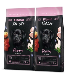 FITMIN DOG For Life Puppy 2x12kg SLEVA 3%