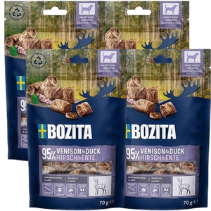 BOZITA Meaty Bites kachna a zvěřina pro psy 4x70g