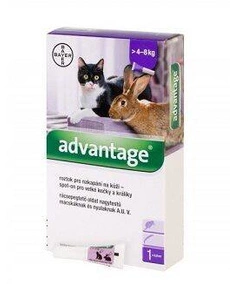Advantage Spot-on pro malé kočky a králíky 80 mg 1 x 0,8 ml
