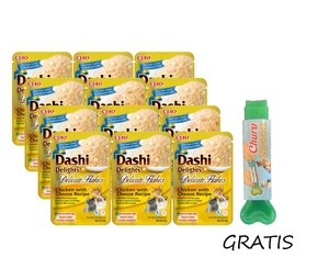 INABA Dashi Delights Delicate Flakes Chicken with Cheese Recipe 12x40g