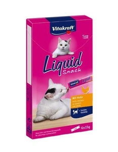 Vitakraft Cat Liquid-Snack s kuřecím masem 6x15g