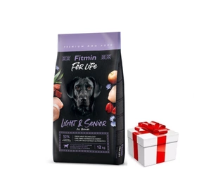 Fitmin For Life Light & Senior kompletní seniory 12 kg + PŘEKVAPENÍ ZDARMA !!!!