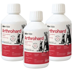 LAB-V Arthrohard 3x250ml Přípravek na podporu kloubů pro psy a kočky