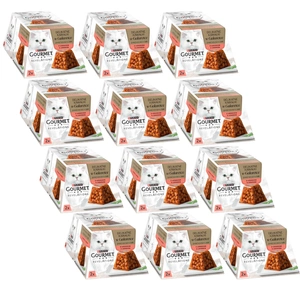 GOURMET Revelations Delikátní kousky v lososovém želé 12x(2x57g)