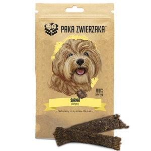 Paka Zwierzaka Stripsy 100% Srna 70 g