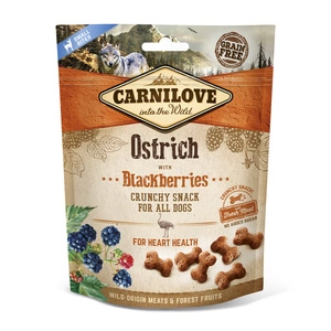 Carnilove Crunchy Snack, pštros a ostružiny 200g