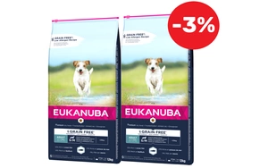 EUKANUBA Adult Small&amp;Medium Grain Free 2x12kg