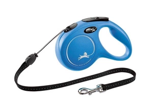 FLEXI New Classic vodítko modré M 5m do 20kg - lanko