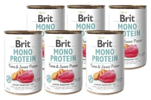 BRIT MONO PROTEIN TUNA &amp; SWEET POTATO 6x400g