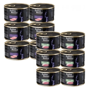 DOLINA NOTECI Premium pro kočky 12x185g (6x husa/6x králík)