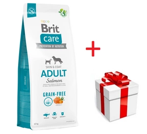 BRIT CARE Grain-free Adult Salmon 12kg  + Překvapení