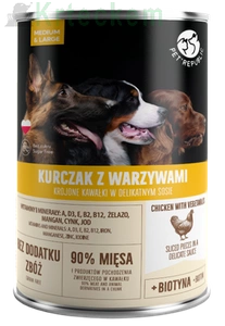 PetRepublic kousky v omáčce s kuřecím masem a zeleninou 800g