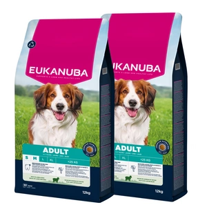 EUKANUBA Adult Small&Medium Breed Lamb & Rice 2x12kg