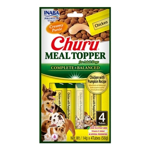 INABA Dog Meal Topper Kuře s dýní 4x14 (56g)