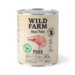WILD FARM Pate Pork 800g bezlepkové krmivo pro psy