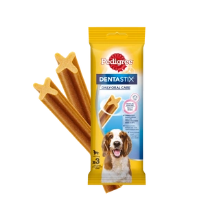 PEDIGREE DentaStix (střední plemena) dentální pamlsek pro psy 3 ks. - 77g