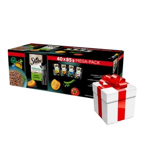 SHEBA Nature’s Collection Výběr příchutí 40x85 g + Překvapení pro kočku