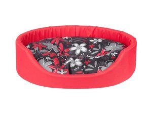 AMIPLAY- oválný pelíšek Fun červený- XS