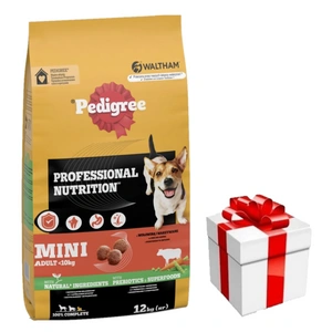 PEDIGREE suché krmivo pro psy malých plemen s hovězím masem a zeleninou 12 kg + překvapení pro psa ZDARMA