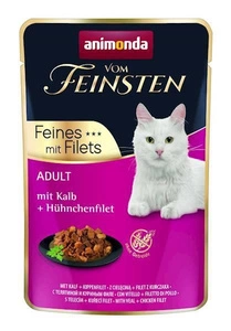 Animonda Vom Feinsten Adult telecí a kuřecí filet 85g