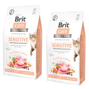 BRIT Care Cat Grain-Free Sensitive 2x7kg SLEVA 3%