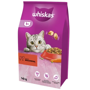 WHISKAS Adult hovězí 14 kg