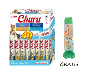 INABA Churu pro kočky - směs příchutí s tuňákem 40x14g