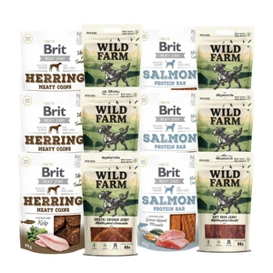 BRIT & WILD FARM pamlsky pro psy 12x80g