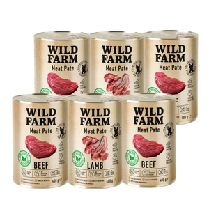 WILD FARM Paštika hovězí/jehněčí 6x400g