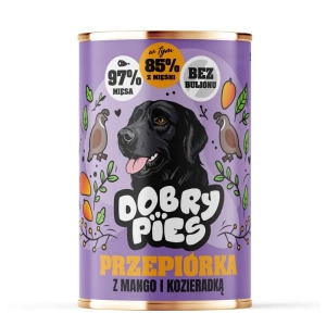 Dobry Pies Quail s mangem a kozieradkou 400 g