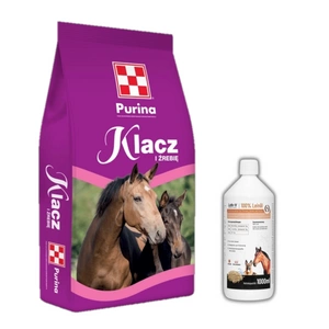 Purina Kobylka a hříbě 25kg & LAB-V Lněný olej Leinöl pro koně 1000ml