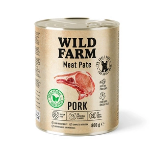 WILD FARM Pate Pork 800g bezlepkové krmivo pro psy