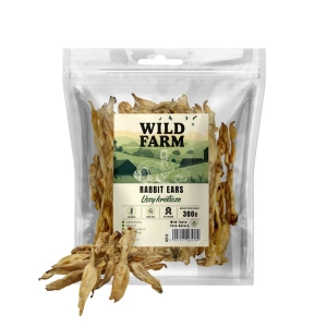 WILD FARM králičí uši 300g pamlsky pro psy