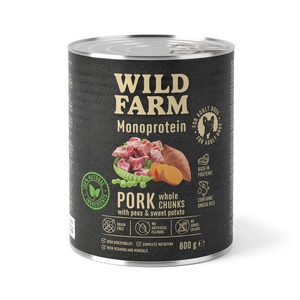 WILD FARM Monoprotein Pork 800g hypoalergenní krmivo pro psy