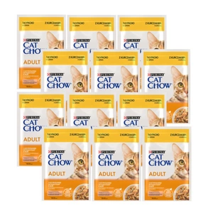 PURINA Cat Chow Adult Kuře a cuketa 12x85g
