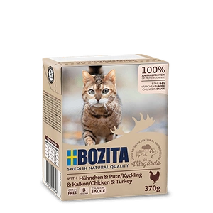 Bozita Cat kousky v omáčce kuře & krůtí 370 g