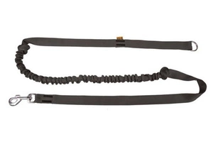 DINGO Vodítko pro psy s tlumičem pro běhání - černé