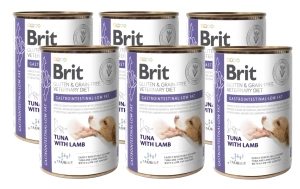 BRIT GF Veterinary Diets Dog Gastrointestinal Low Fat 6x400g – mokré krmivo pro psy