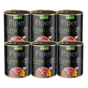 DOLINA NOTECI Piper pro psy se zvěřinou a dýní 6x800g