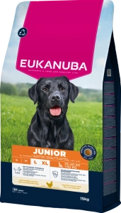 Eukanuba Junior Large rich in fresh chicken 15 kg