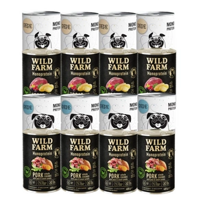 PEPE MONO PROTEIN + WILD FARM Monoprotein Mix příchutí 12x400g