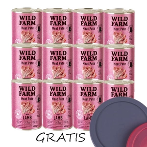 WILD FARM Pate Lamb 12x400g - bezlepkové krmivo pro kočky